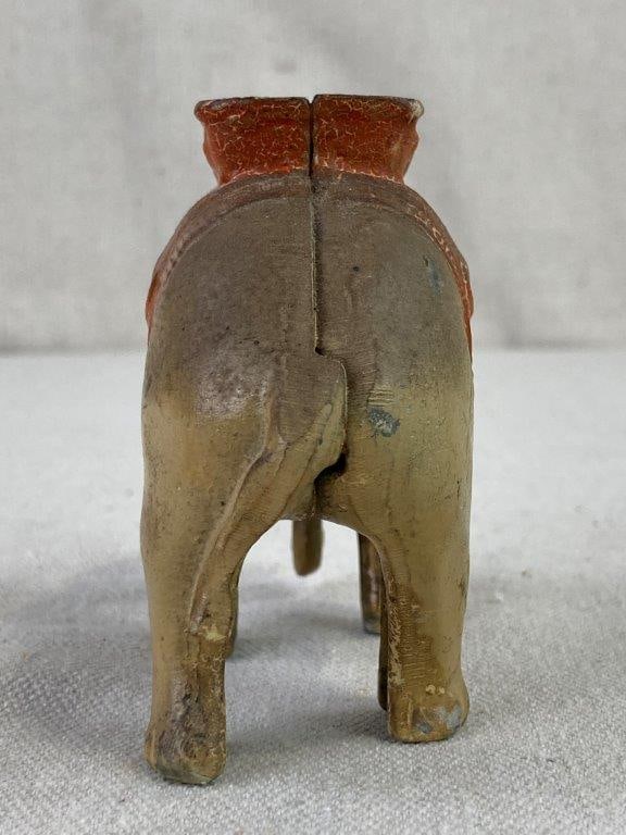 Cast Iron Elephant Still Bank - 3