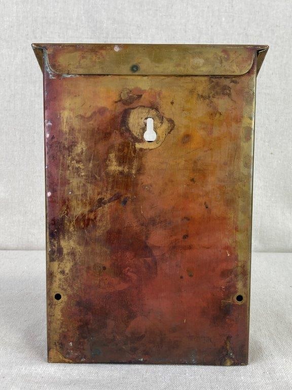 Brass Wall-Mount Mailbox - 5