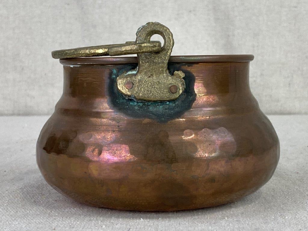 Small Copper Cauldron Pot - 4