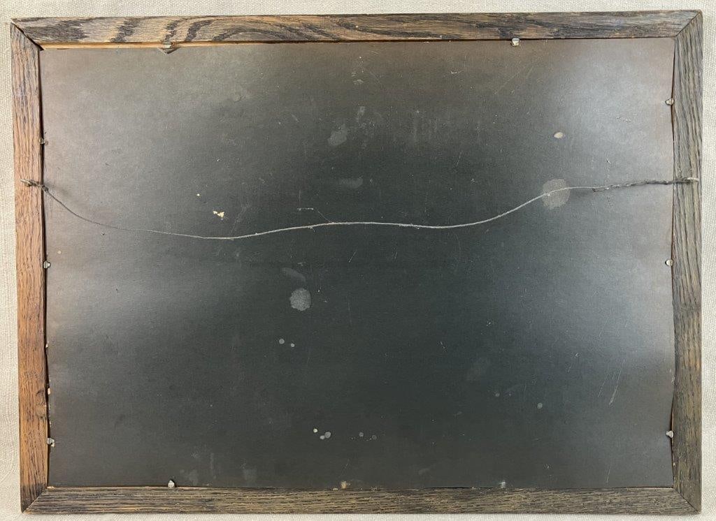 Folk Art Lion Drawing, Mid Century - 6