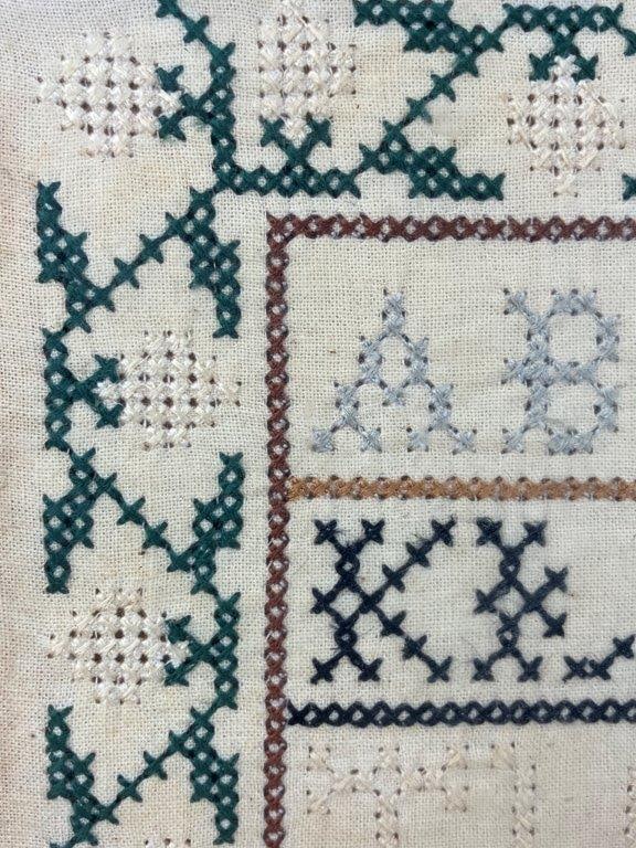 19th Century Needlepoint Sampler - 4