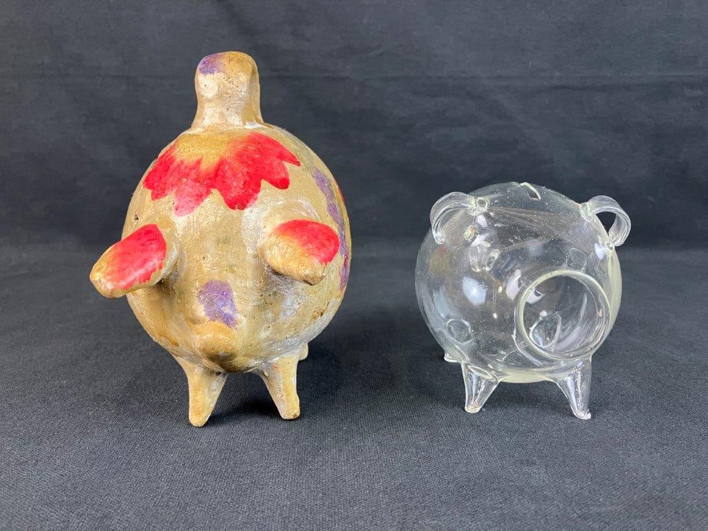 Two Piggy Banks Including Mexican Folk Art - 4