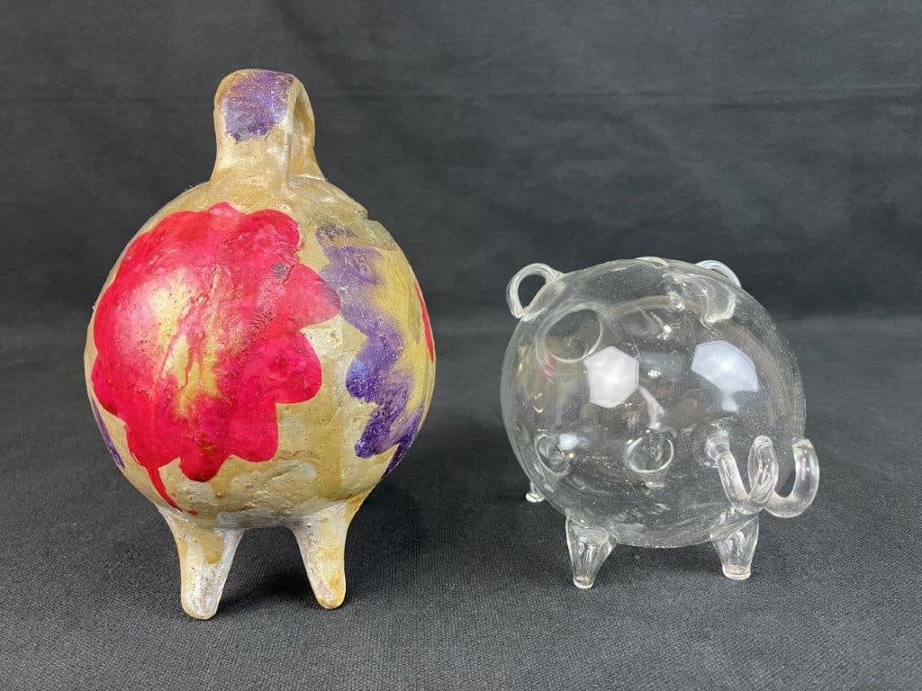 Two Piggy Banks Including Mexican Folk Art - 6