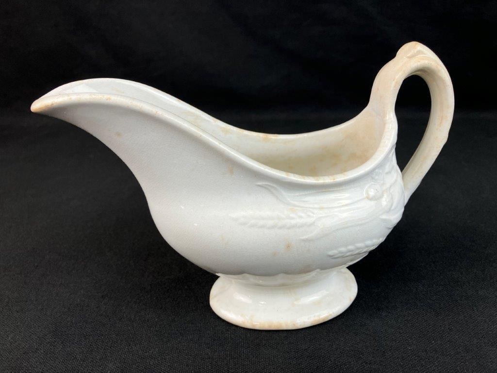 Ironstone Gravy Boat (1 of 10)