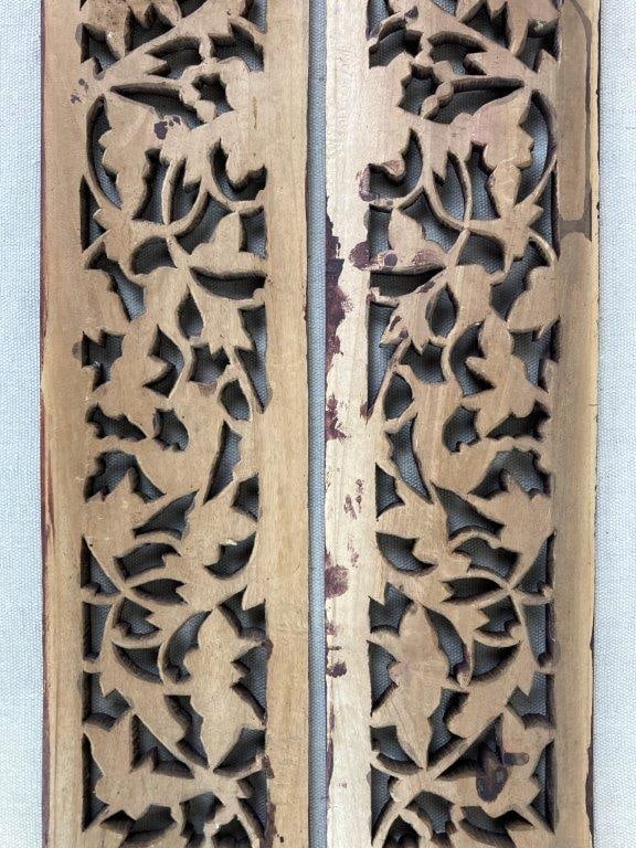 19th Century Carved Chinese Wood Panels - 7