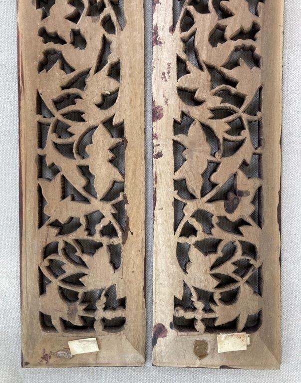 19th Century Carved Chinese Wood Panels - 8