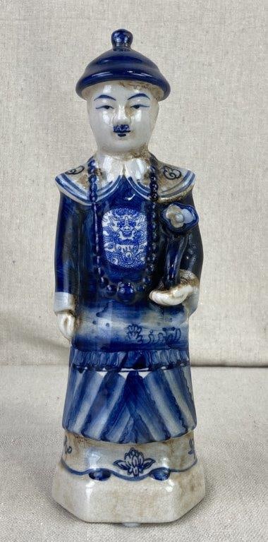 Chinese Painted Porcelain Figure - 2