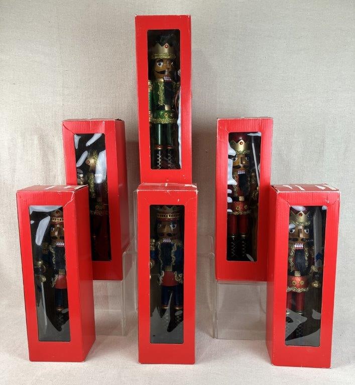 Six Christmas Nutcrackers - 6