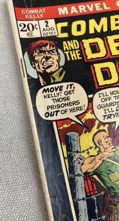 Marvel Comics Combat Kelly #2 and Four Issues of Sgt. Fury - 4