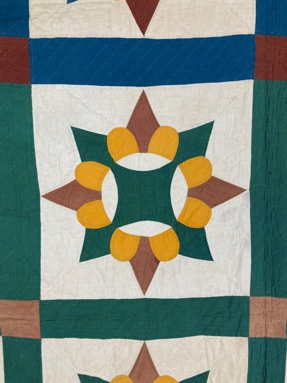 Star Pattern Quilt - 2