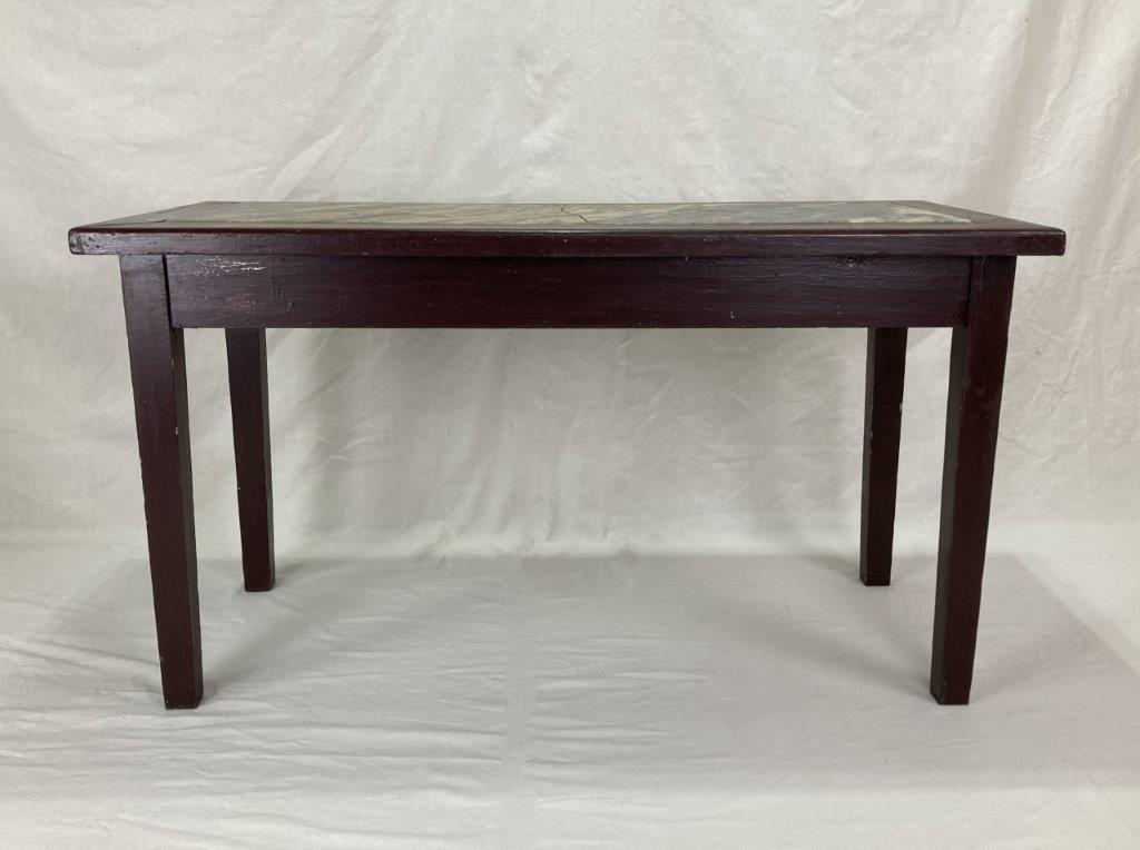 Marble Top Slab Table (1 of 3)