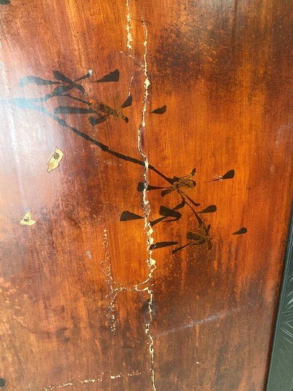 Carved Chinese Eagle Screen - 5