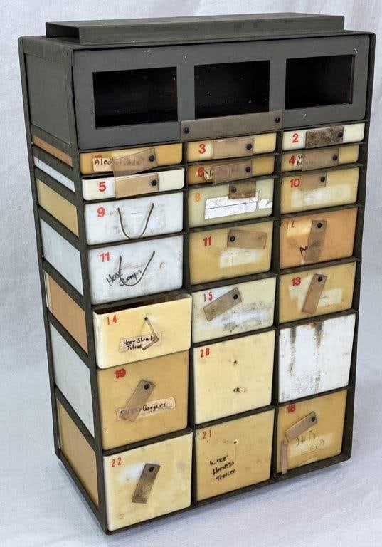 Military Medical Supply Cabinet - 4