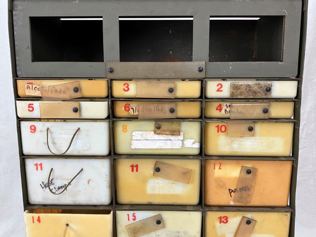 Military Medical Supply Cabinet - 6