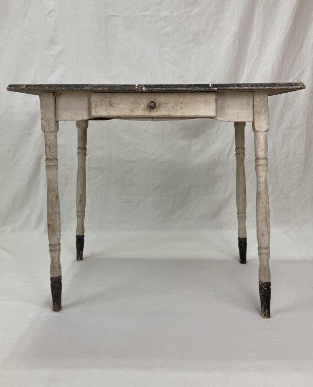 Country Painted One Drawer Stand - 3
