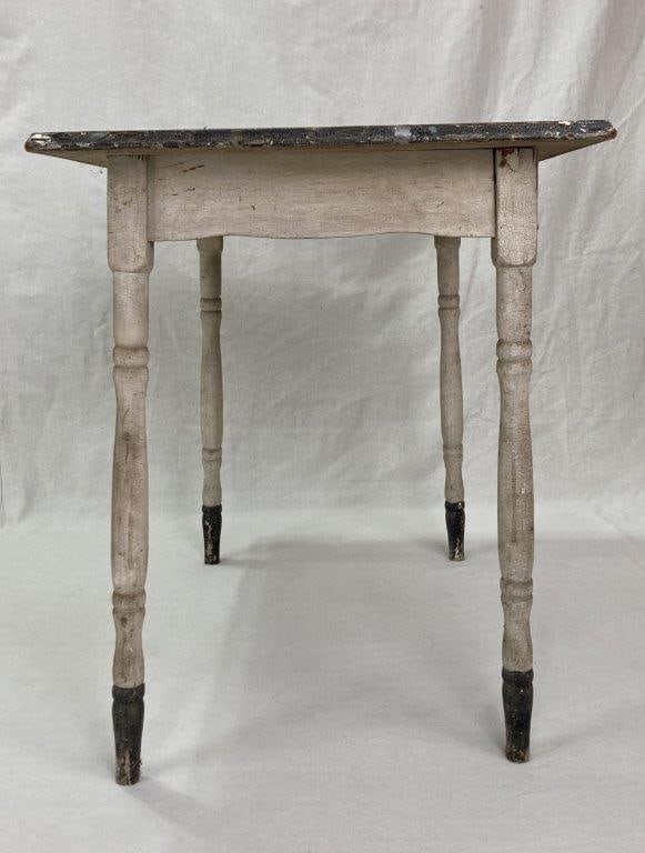 Country Painted One Drawer Stand - 5