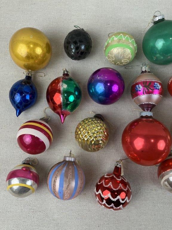 Vintage and Antique Hand Decorated Christmas Ornaments - 2