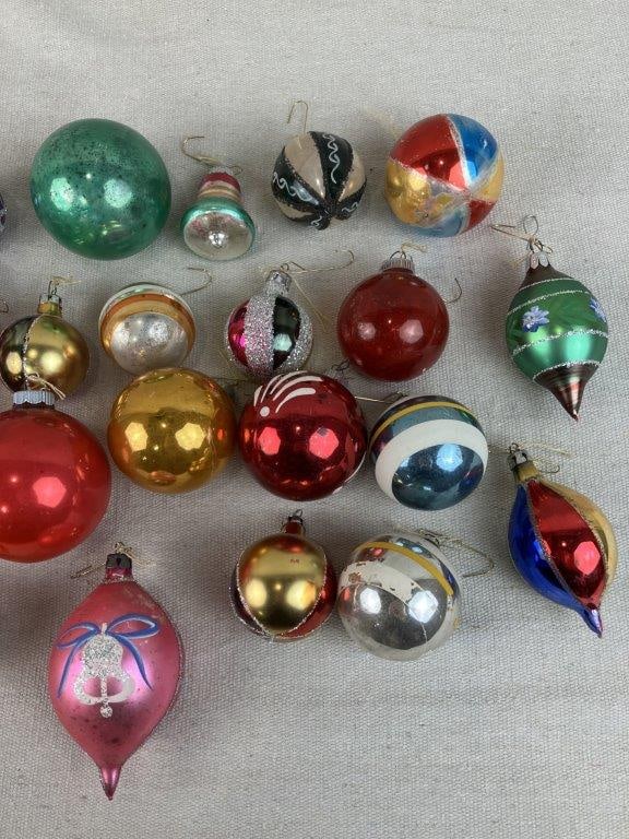 Vintage and Antique Hand Decorated Christmas Ornaments - 4
