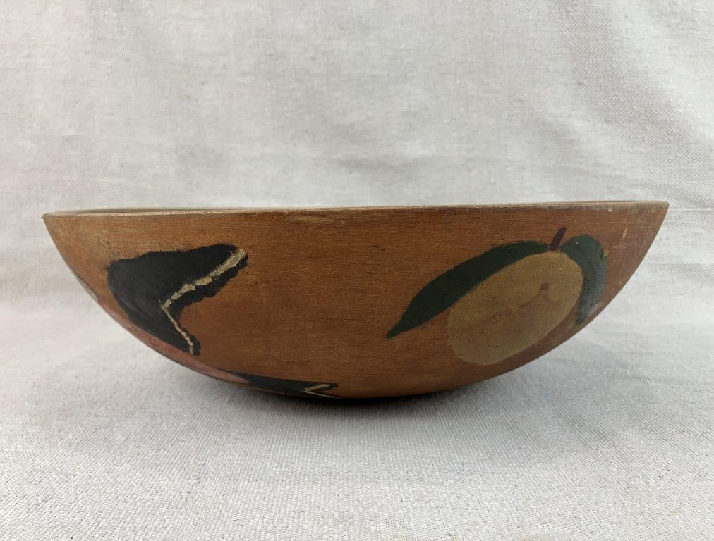 Polychromed Dough Bowl - 4