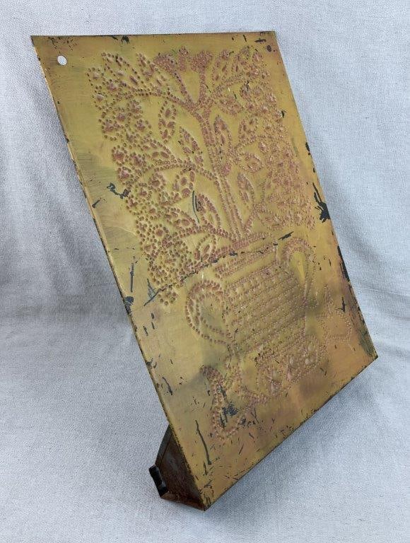 Punched Tin Rolling Pin Rack - 3