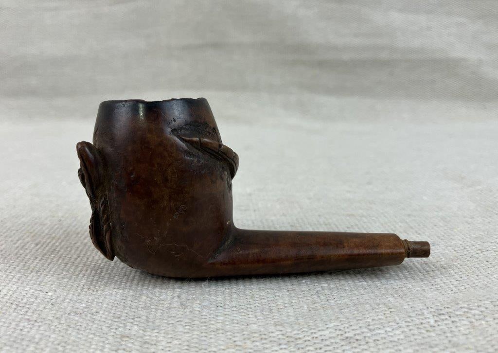Folk Art Alligator Pipe - 4