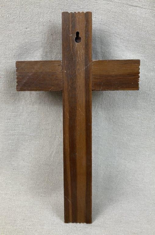 Crucifix with Faux Mother-of-Pearl Inlay - 4