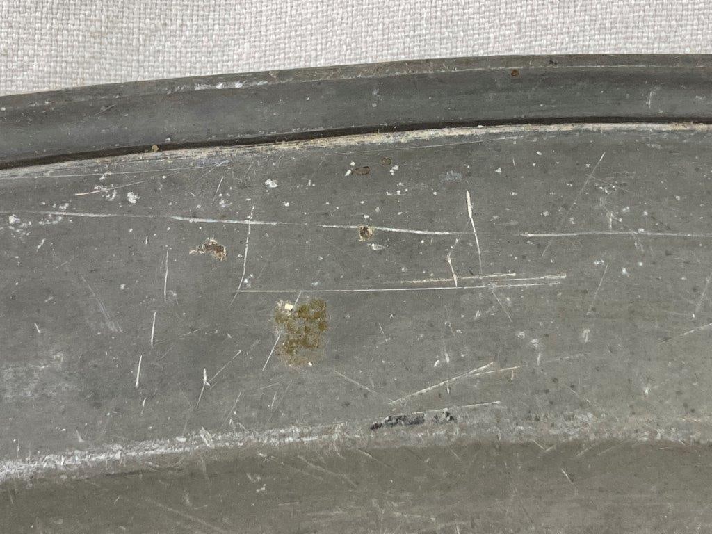 Large Pewter Platter - 2
