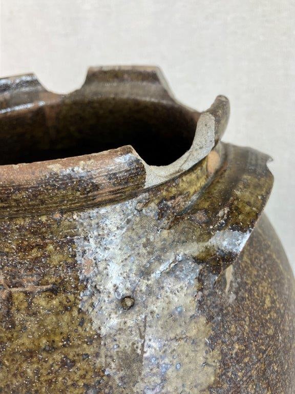 Southern Alkaline Glaze Storage Jar - 4