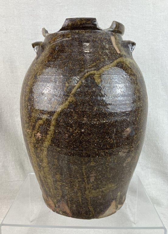 Southern Alkaline Glaze Storage Jar - 8
