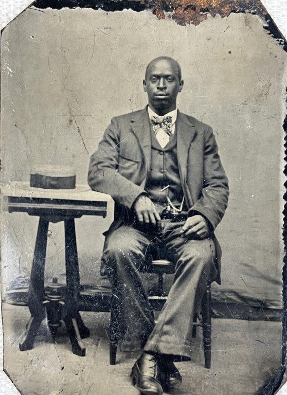 Black Americana Portrait Tintype - 2