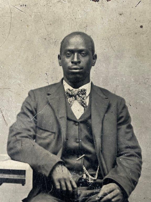 Black Americana Portrait Tintype - 3