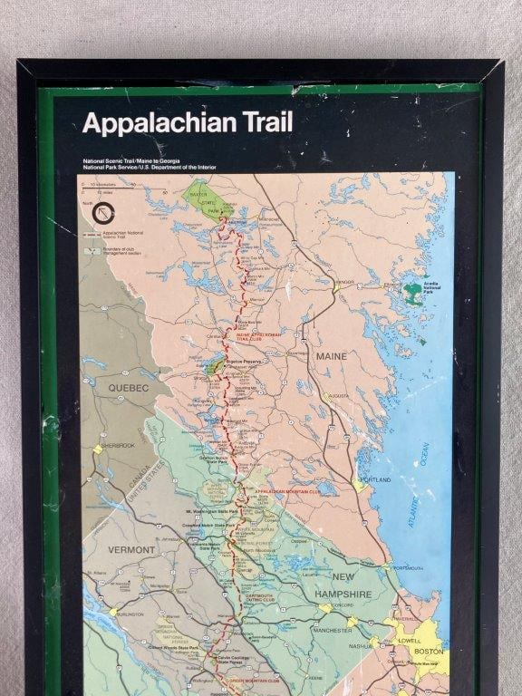 Appalachian Trail Poster Strip Map - 2
