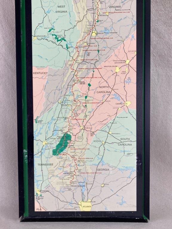 Appalachian Trail Poster Strip Map - 3