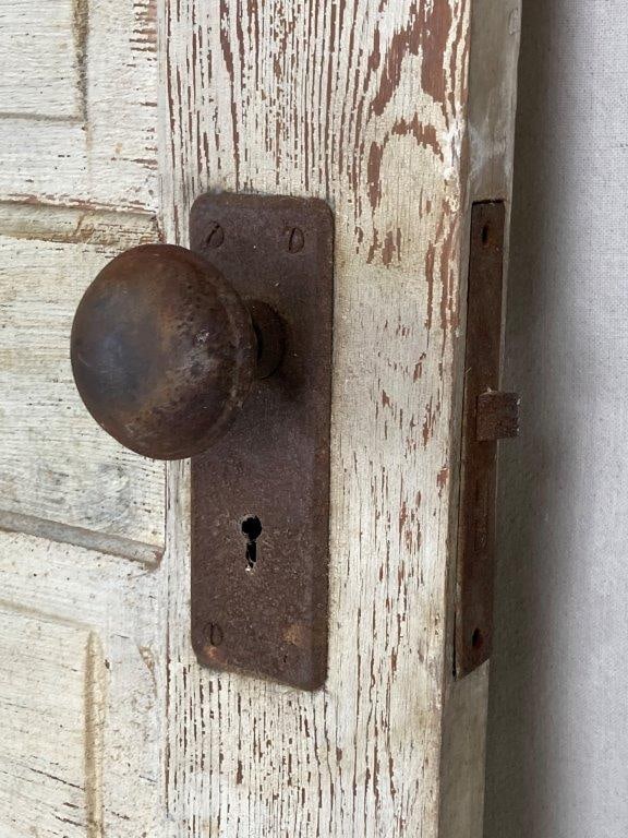 Antique Painted Door - 2