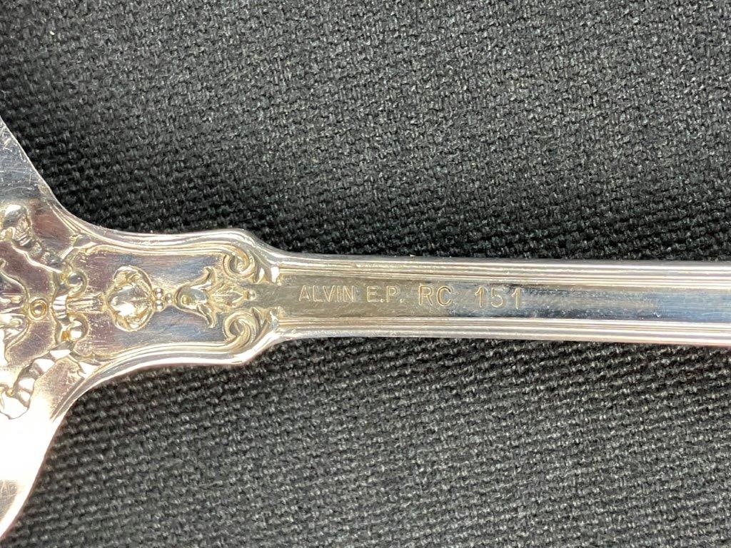 Silverplate and Copper Serving Flatware - 5