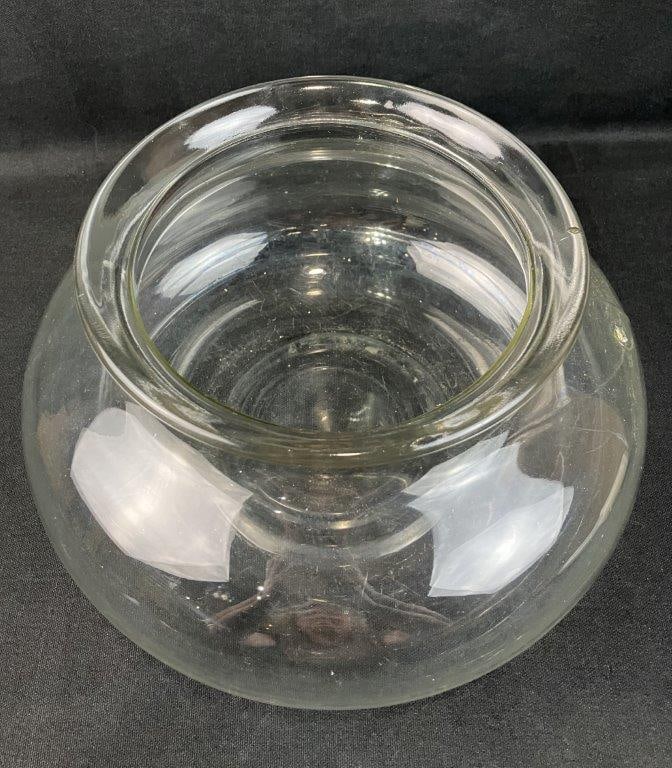 Pressed Glass Fish Bowl - 3