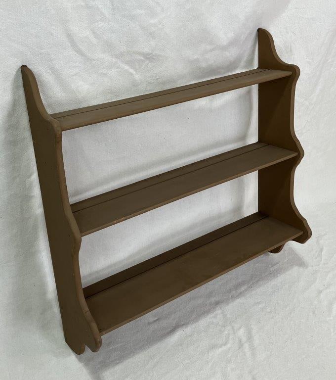 Painted Country Wall Shelf - 3