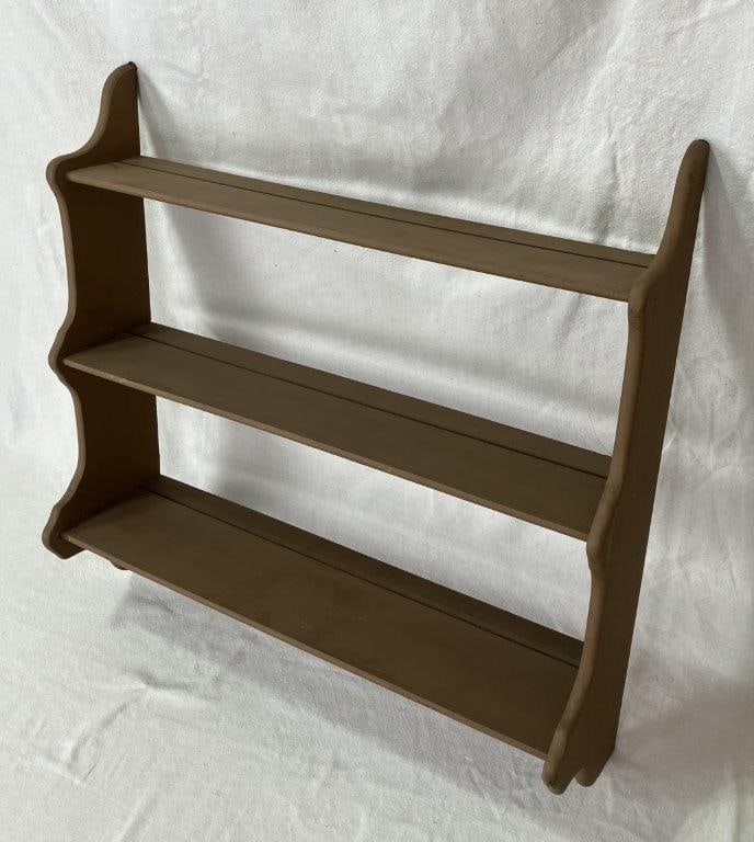 Painted Country Wall Shelf - 4