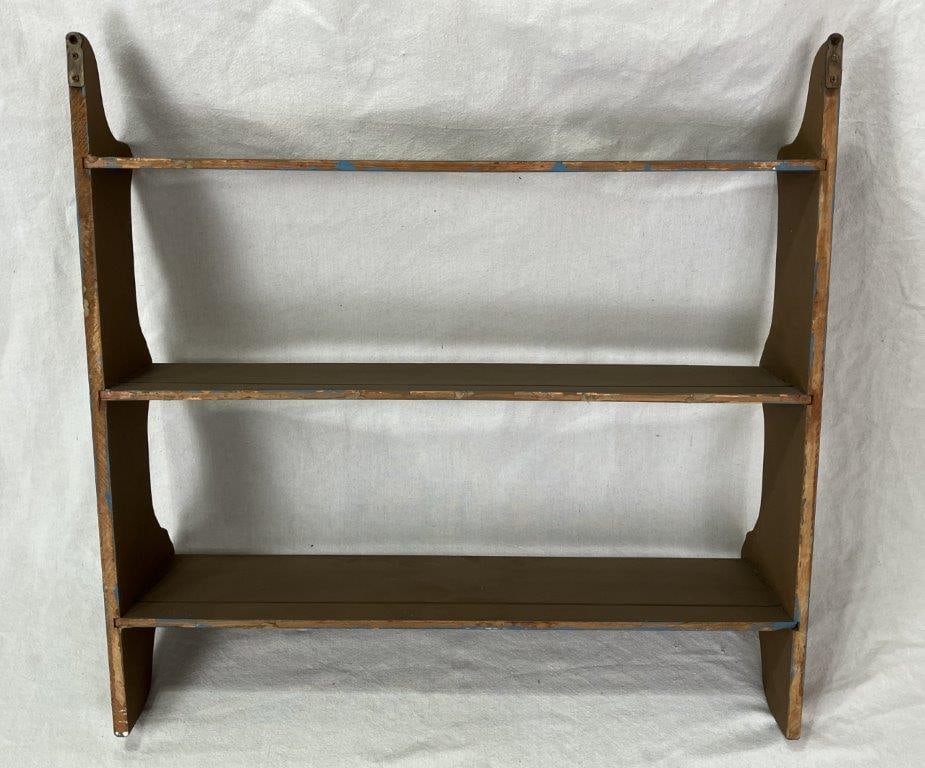 Painted Country Wall Shelf - 5