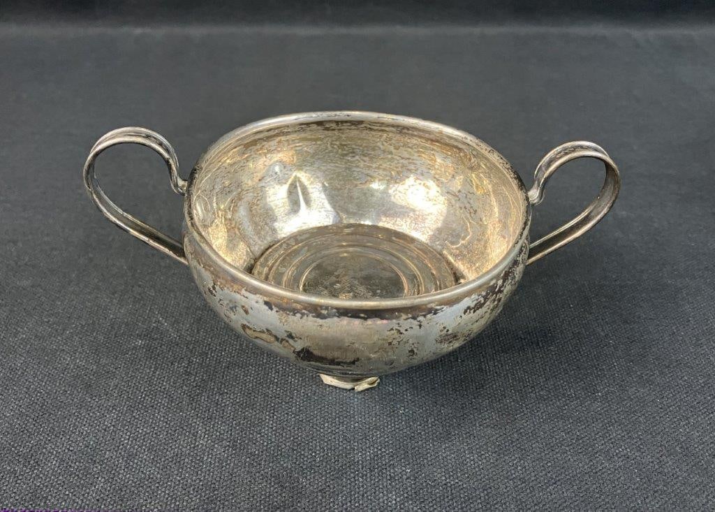 Sterling Silver Sugar and Creamer - 3