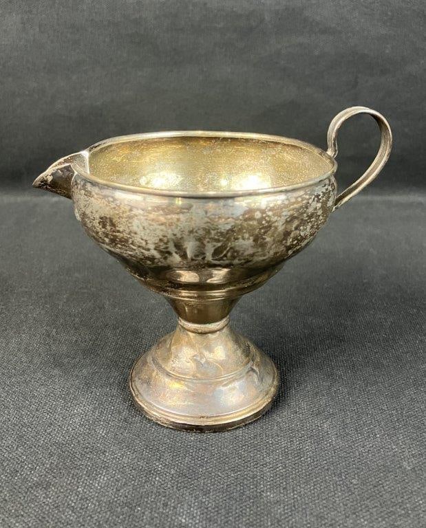 Sterling Silver Sugar and Creamer - 4