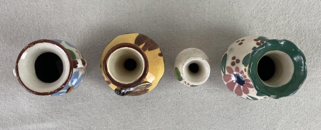 Four Small Art Pottery Vases - 2
