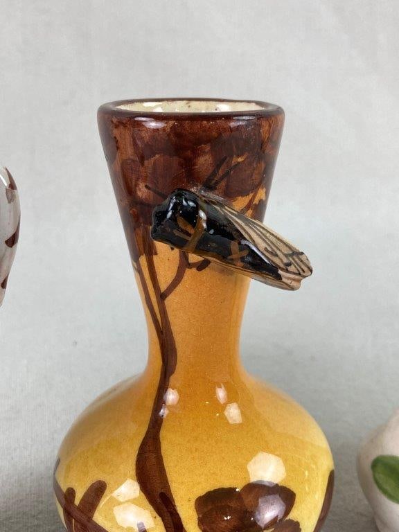 Four Small Art Pottery Vases - 4