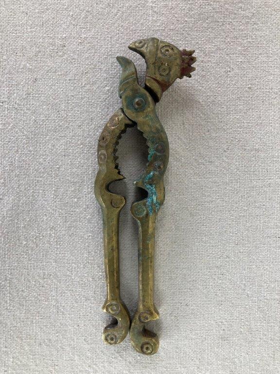 Brass Rooster Nutcracker and Snaffle Bit - 3