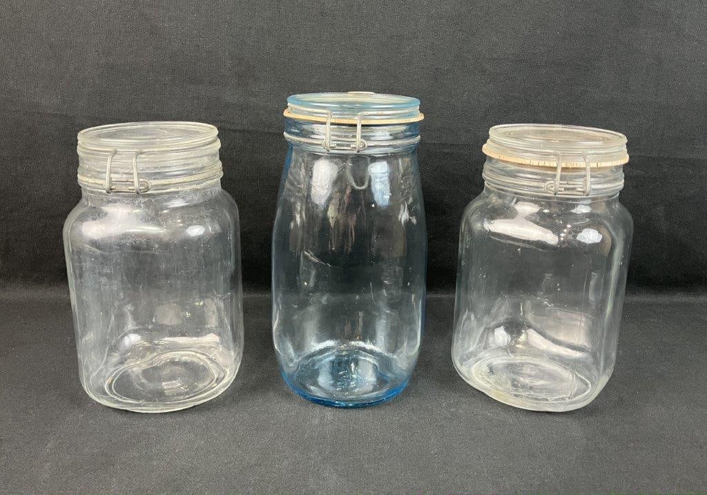 Glass Canisters - 3