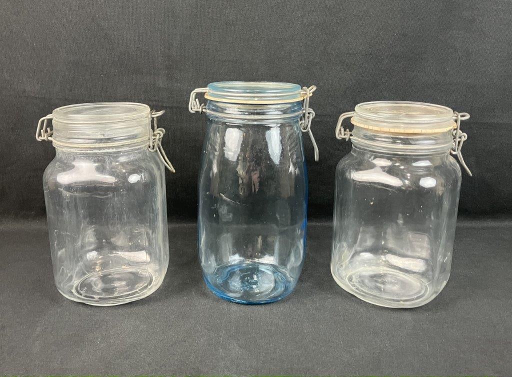 Glass Canisters - 4