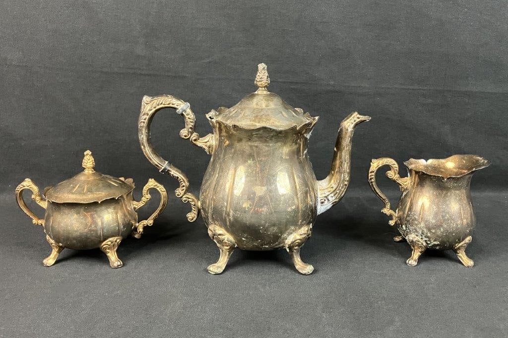 Silverplate Tea Set - 5