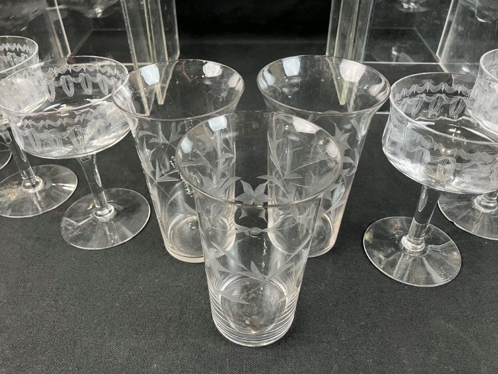 Assortment of Crystal Glasses - 4