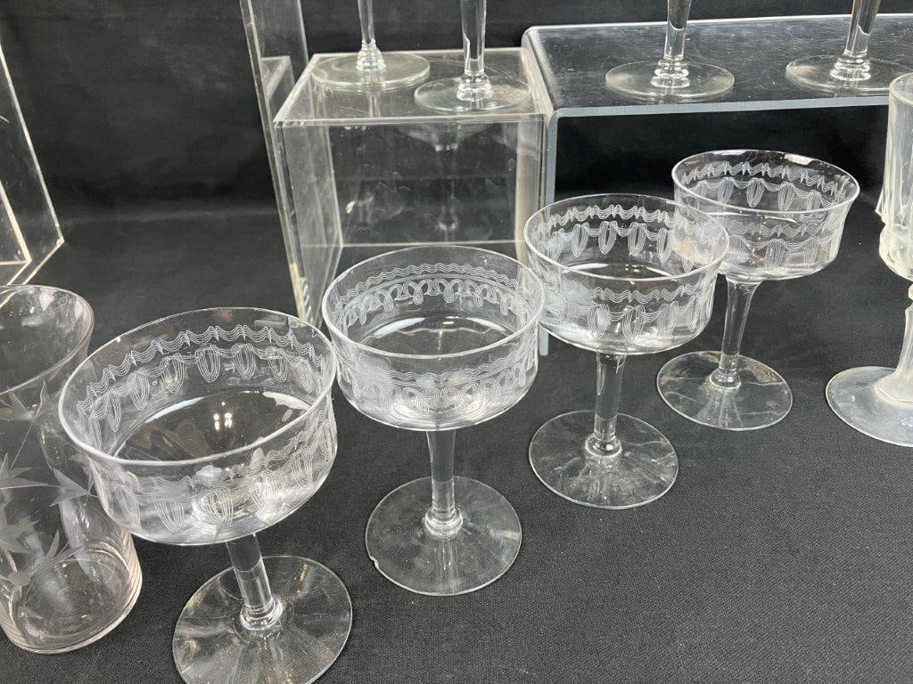 Assortment of Crystal Glasses - 5