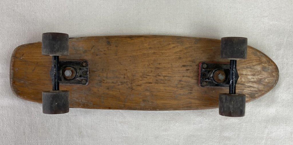 Mid-Century Wood Skateboard - 4